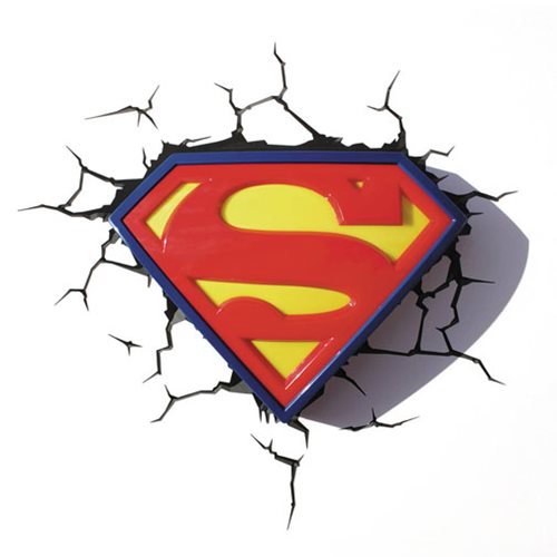 Superman Logo 3D Light